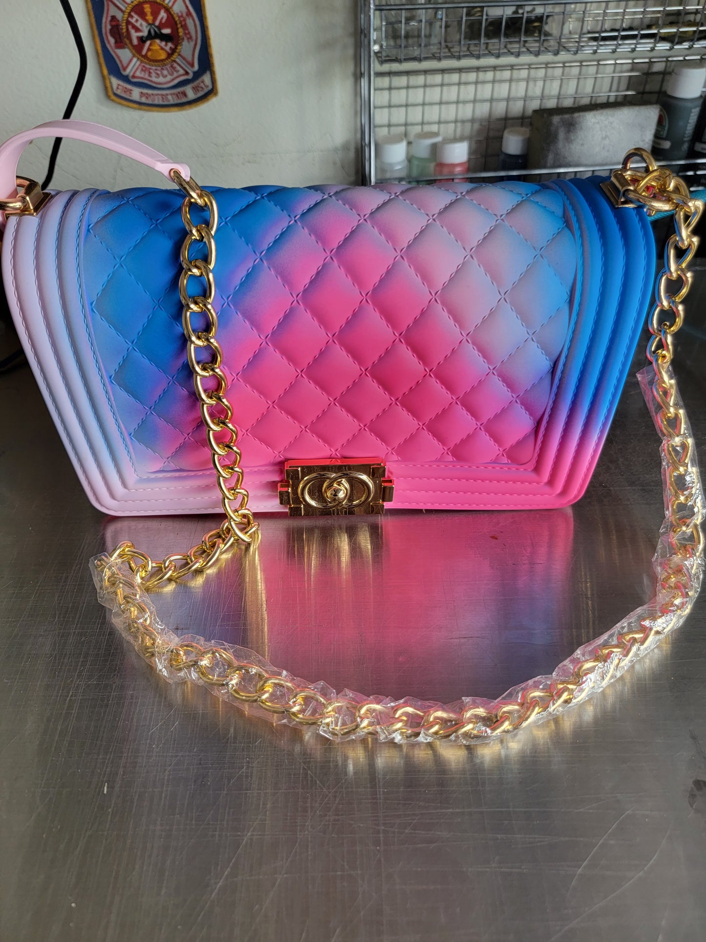 Heaven Sent Multicolor Jelly Cossbody Bag