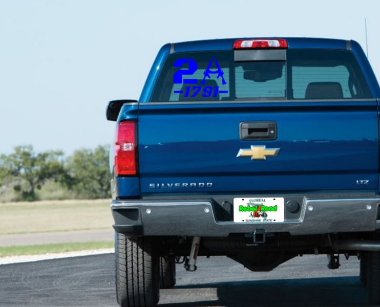 2nd amendment 1791 vinyl decal
