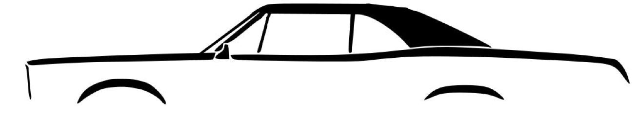 67 Pontiac GTO Custom Design Decal