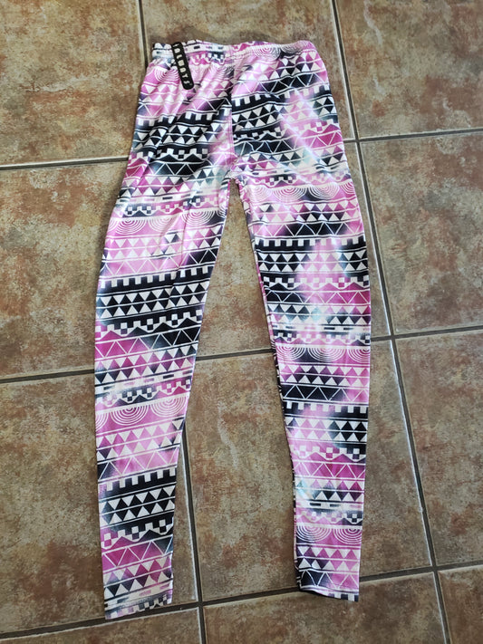 Geometric Shape Luxuriously Soft Leggings for Women (Size-One Size)