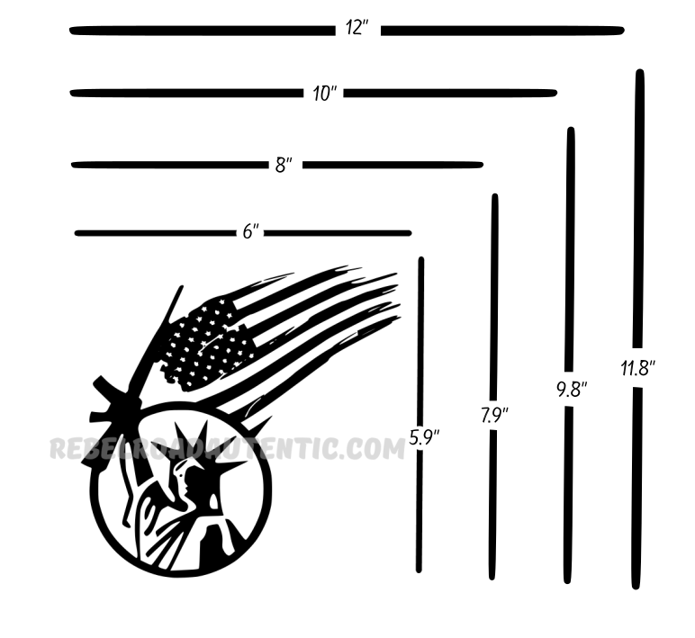 American freedom custom decal
