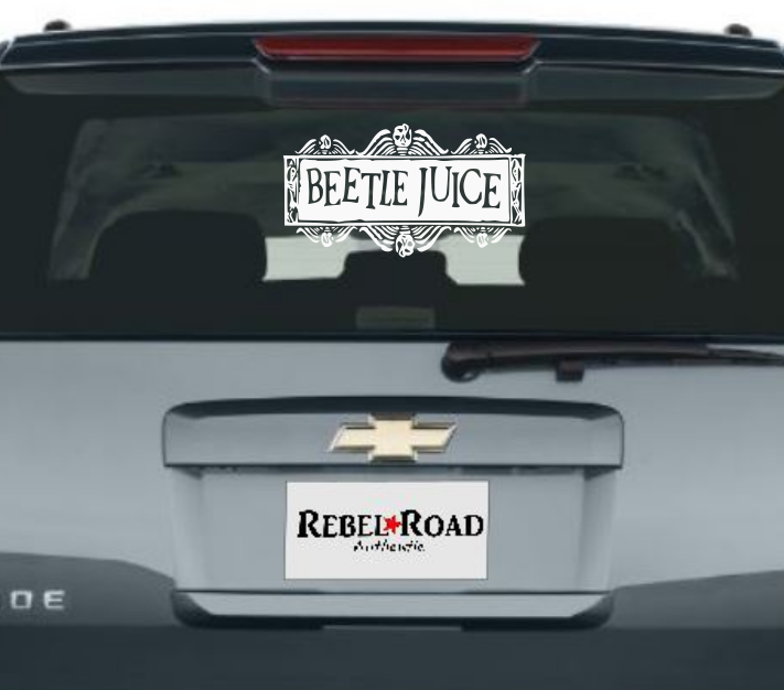 Beetlejuice Stone custom decal