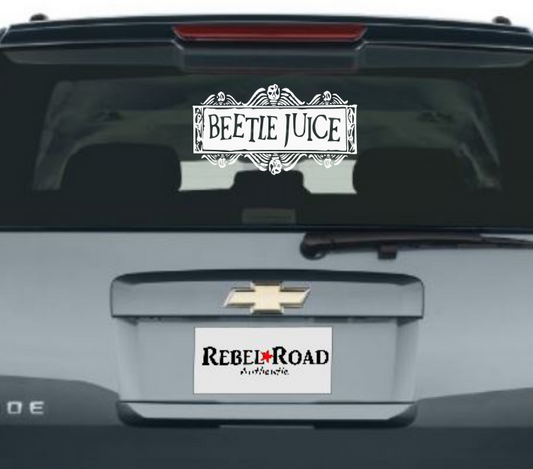 Beetlejuice Stone custom decal