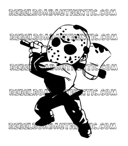 Jason Voorhees Character Vinyl Decal