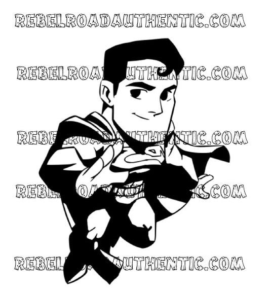 Superman Character Vinyl Decal