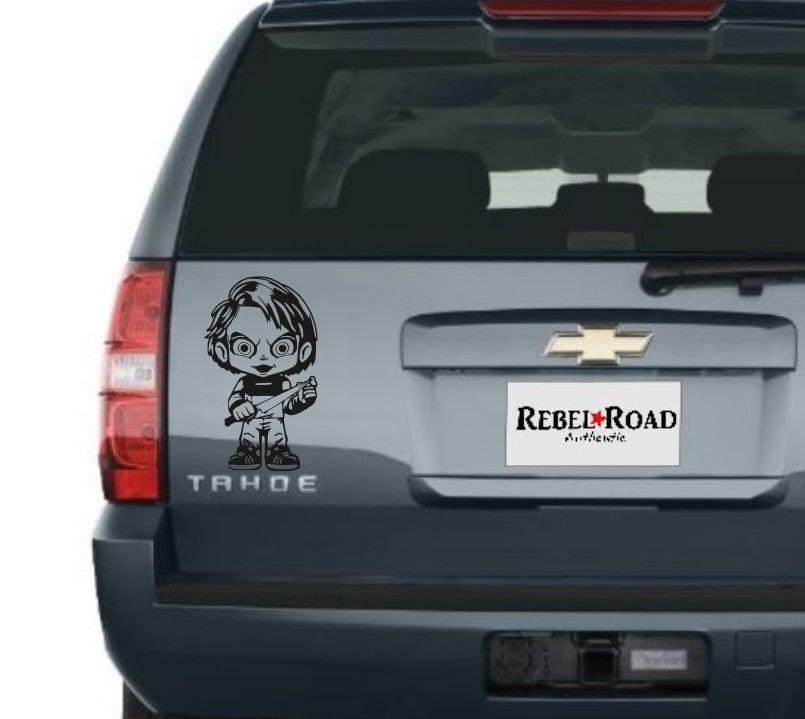 Chucky Character Vinyl Decal