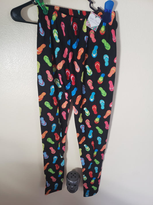 Flip Flopping Luxuriously Soft Leggings for Women (Size-One Size)