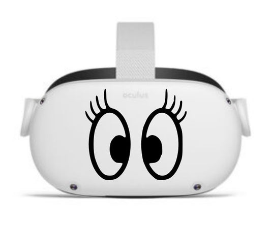 Google Eyelashes Eyes Decal