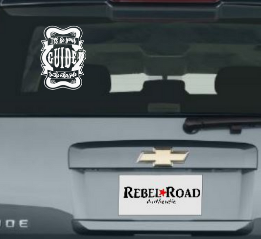 Guide to the afterlife Beetlejuice custom decal