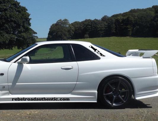 Ghost Face (Scream) Dagger Vinyl Decal