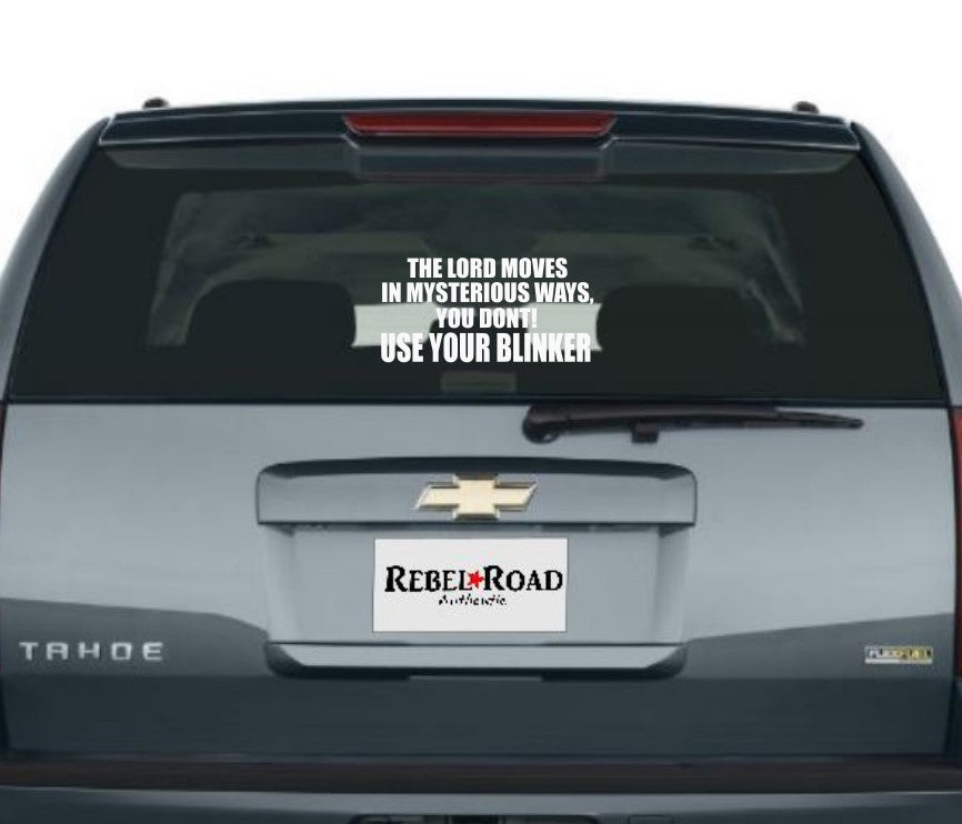 The Lord Moves You custom vinyl decal