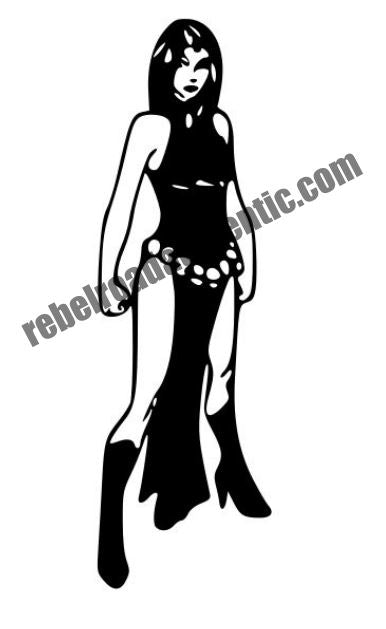 Mystique Character Vinyl Decal