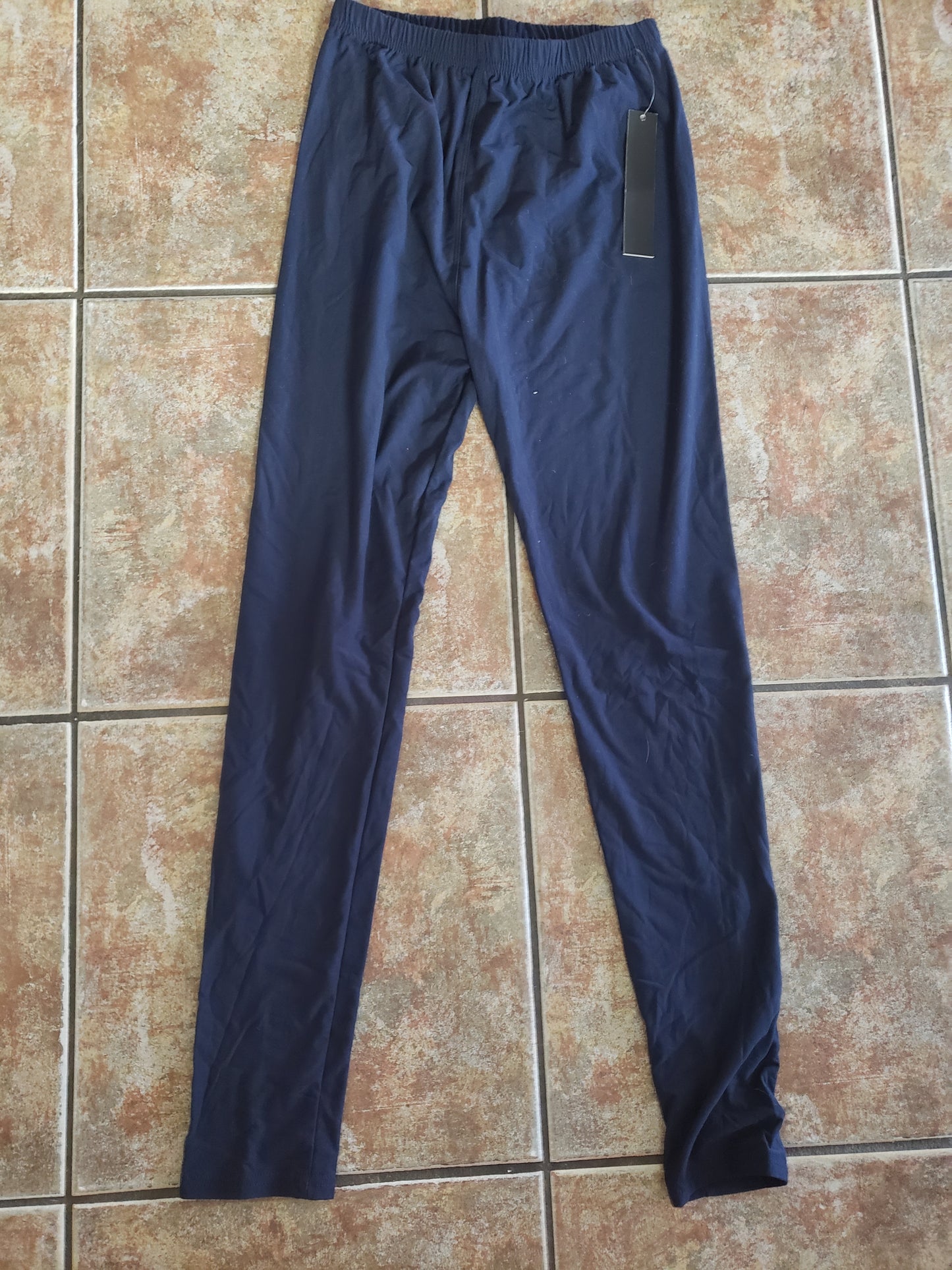 Dark Blue Luxuriously Soft Leggings for Women (Size-One Size)