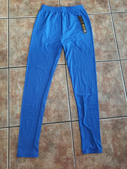 Royal Blue Luxuriously Soft Leggings for Women (Size-One Size)