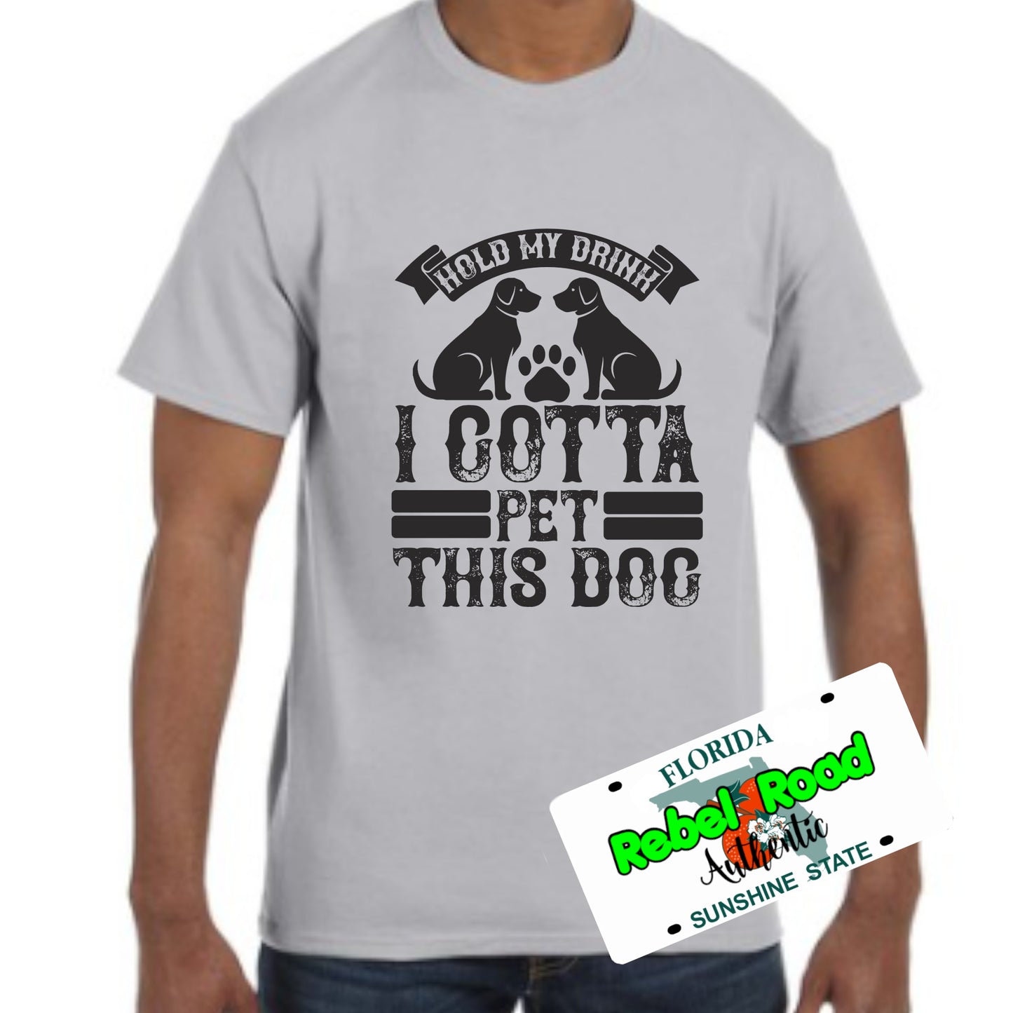 Hold My Drink, I Gotta Pet This Dog Tee