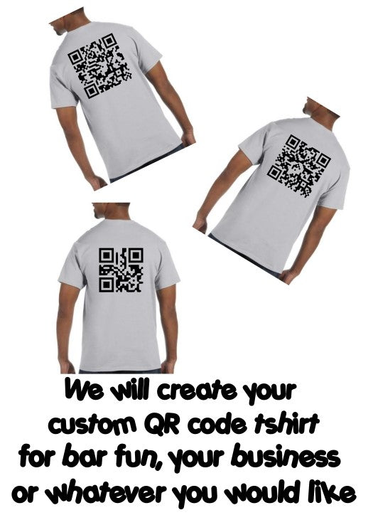Custom QR Code Shirt, Hoodie
