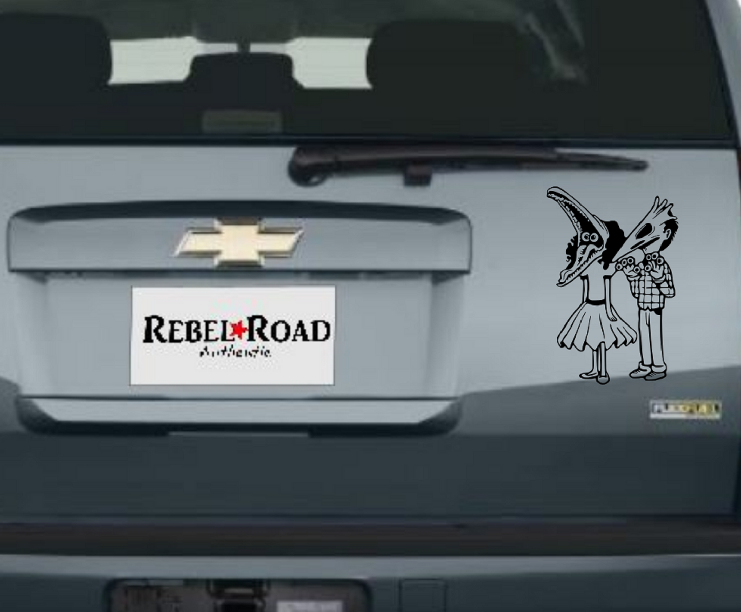 Beetlejuice Adam and Barbara custom decal