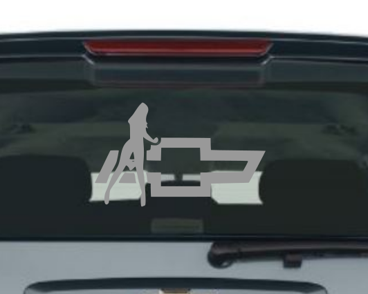 Chevy Girl V1 Vinyl Decal