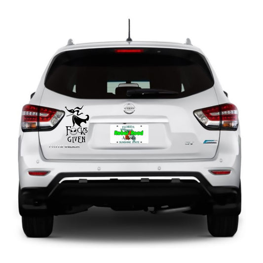 Zero Fucks Given Vinyl Decal