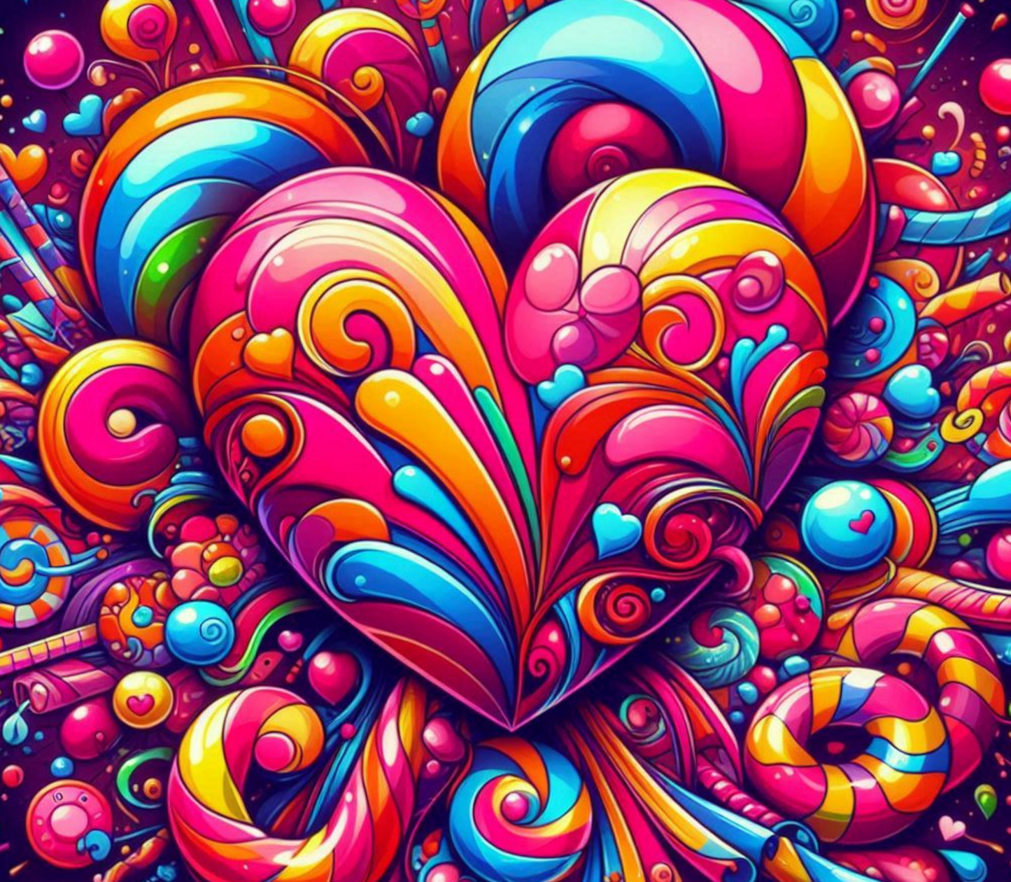 Group 1 set of 5 Heart designs (digital downloads).