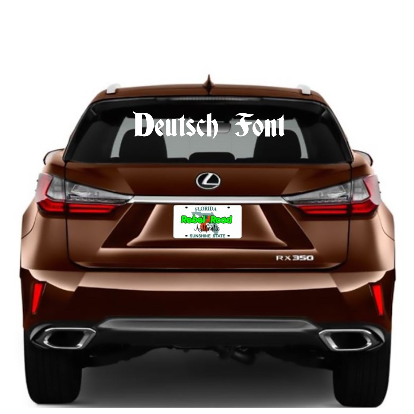 Custom Text Deutsch Font