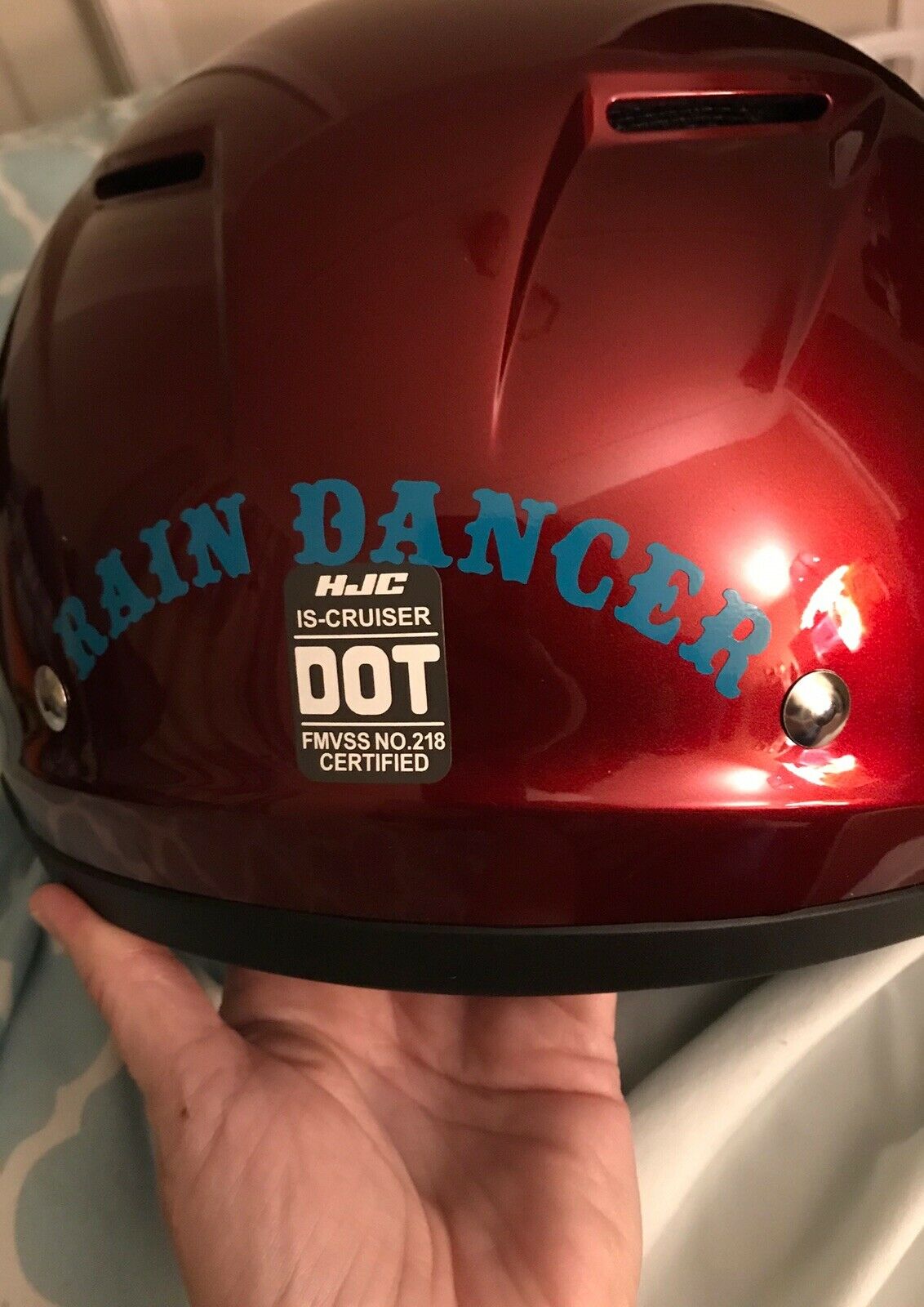 Road Name Motorcycle Helmet Decals