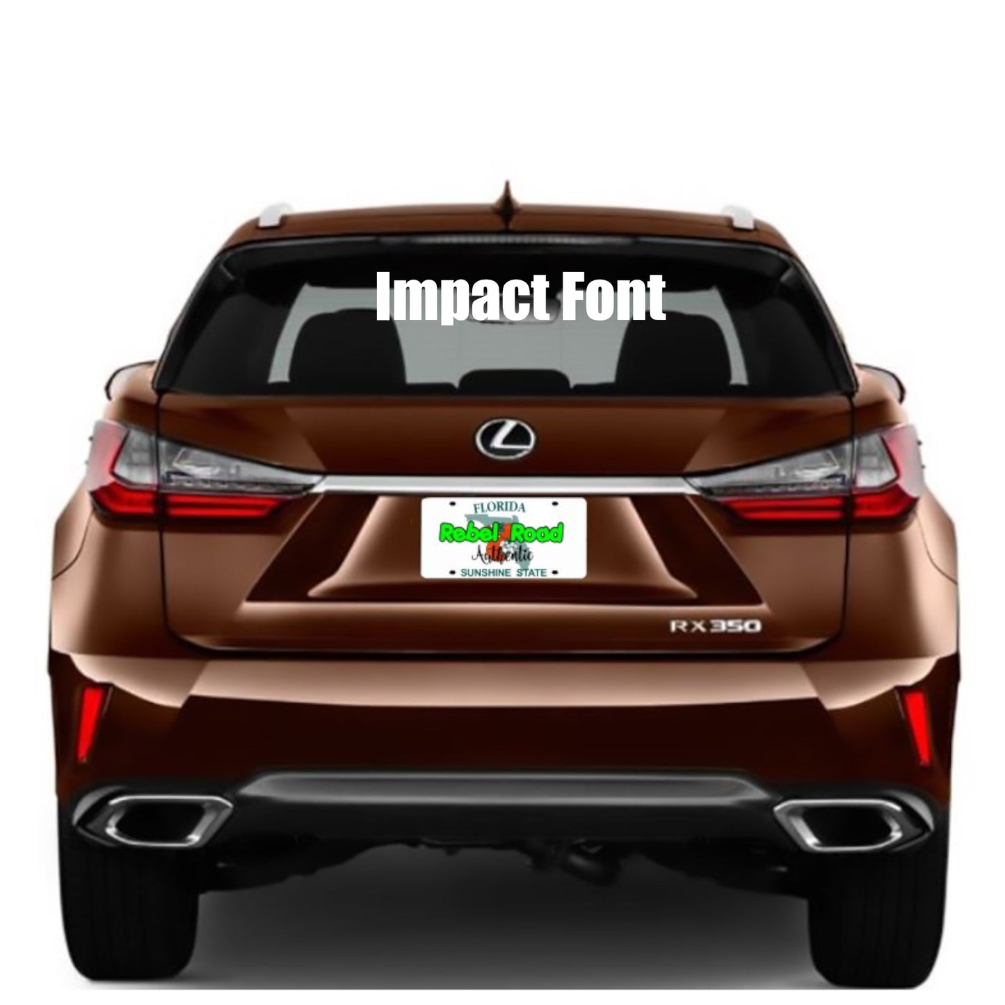 Custom Text Impact Font