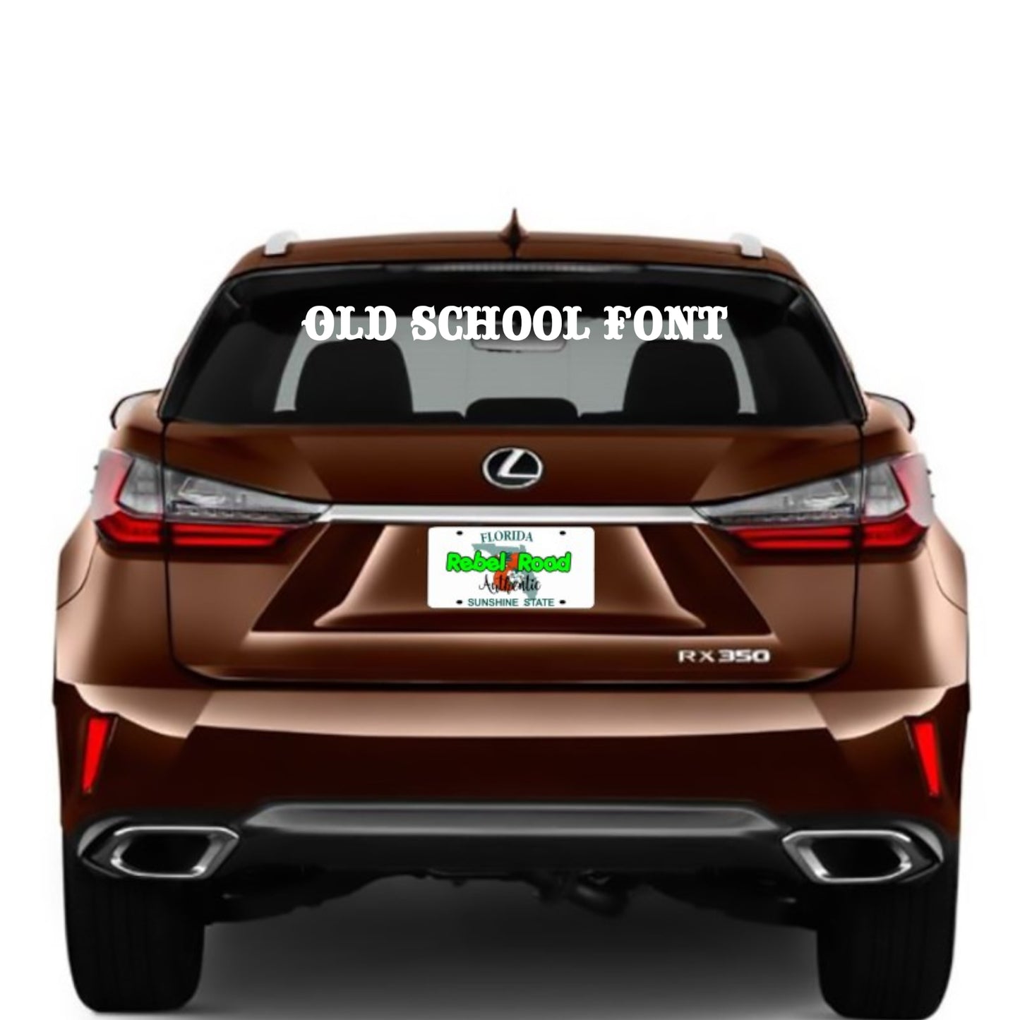 Custom Text Old School Font