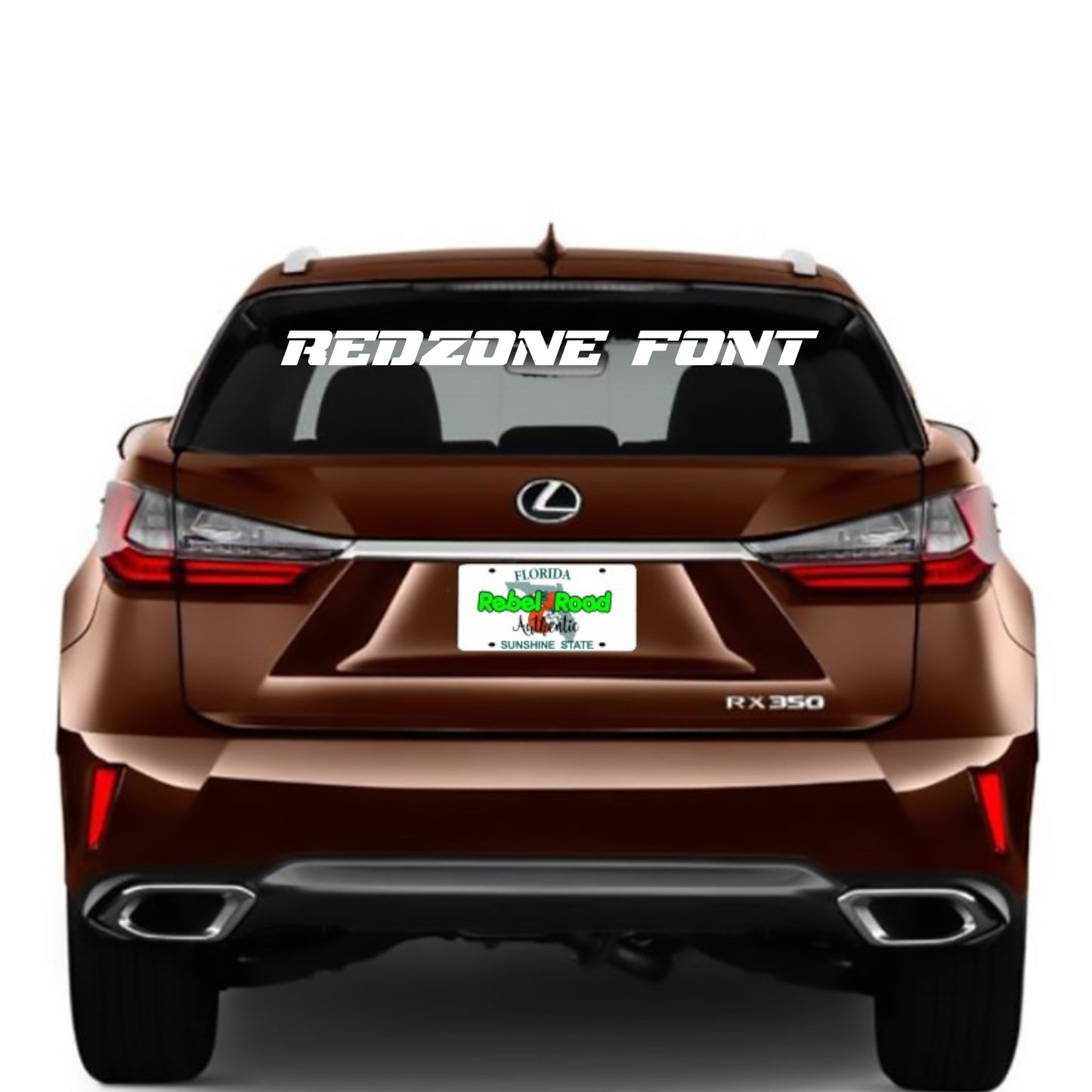 Custom Text Redzone Font