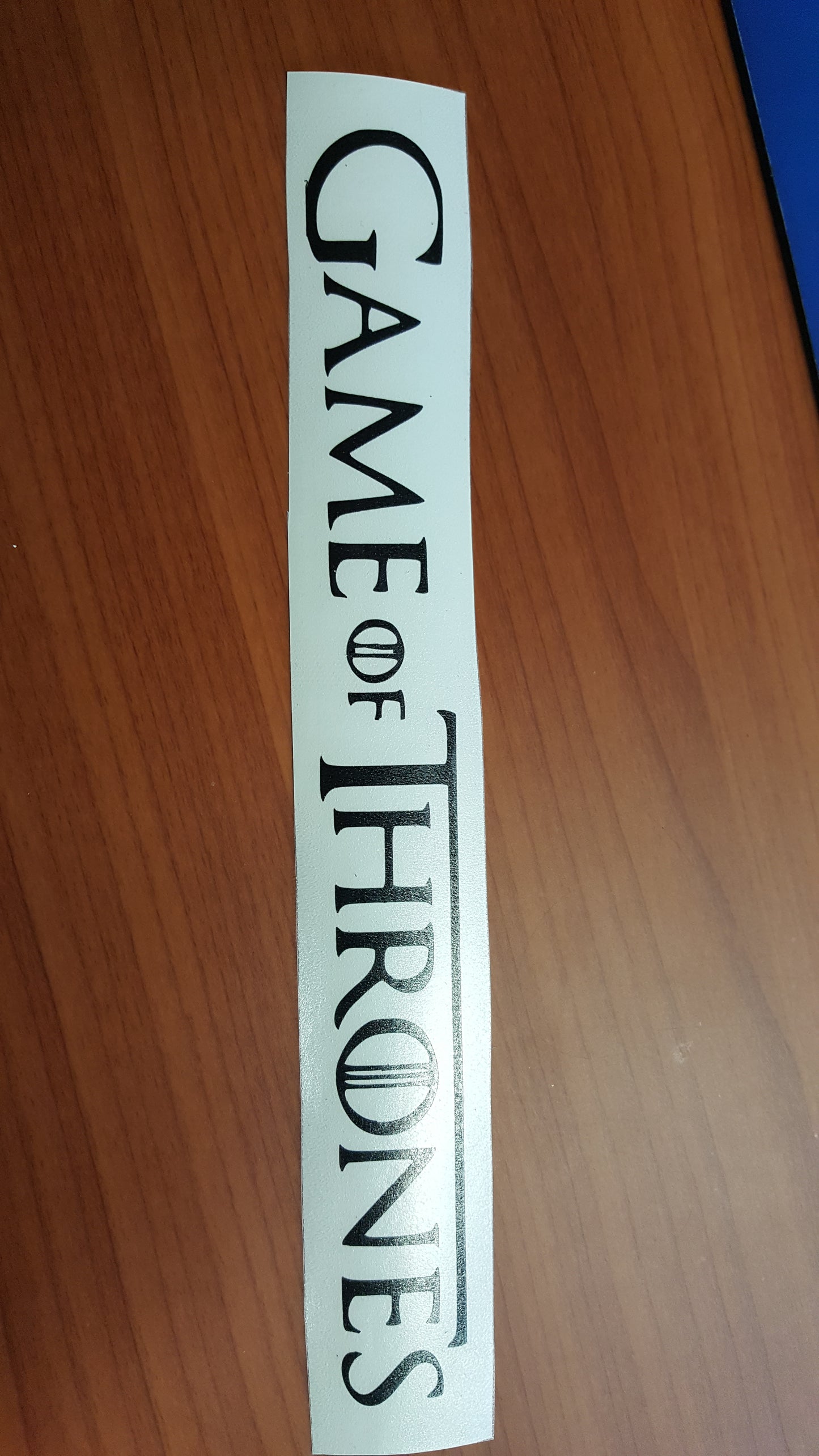 Game of Thrones Vinyl Decal 10" long