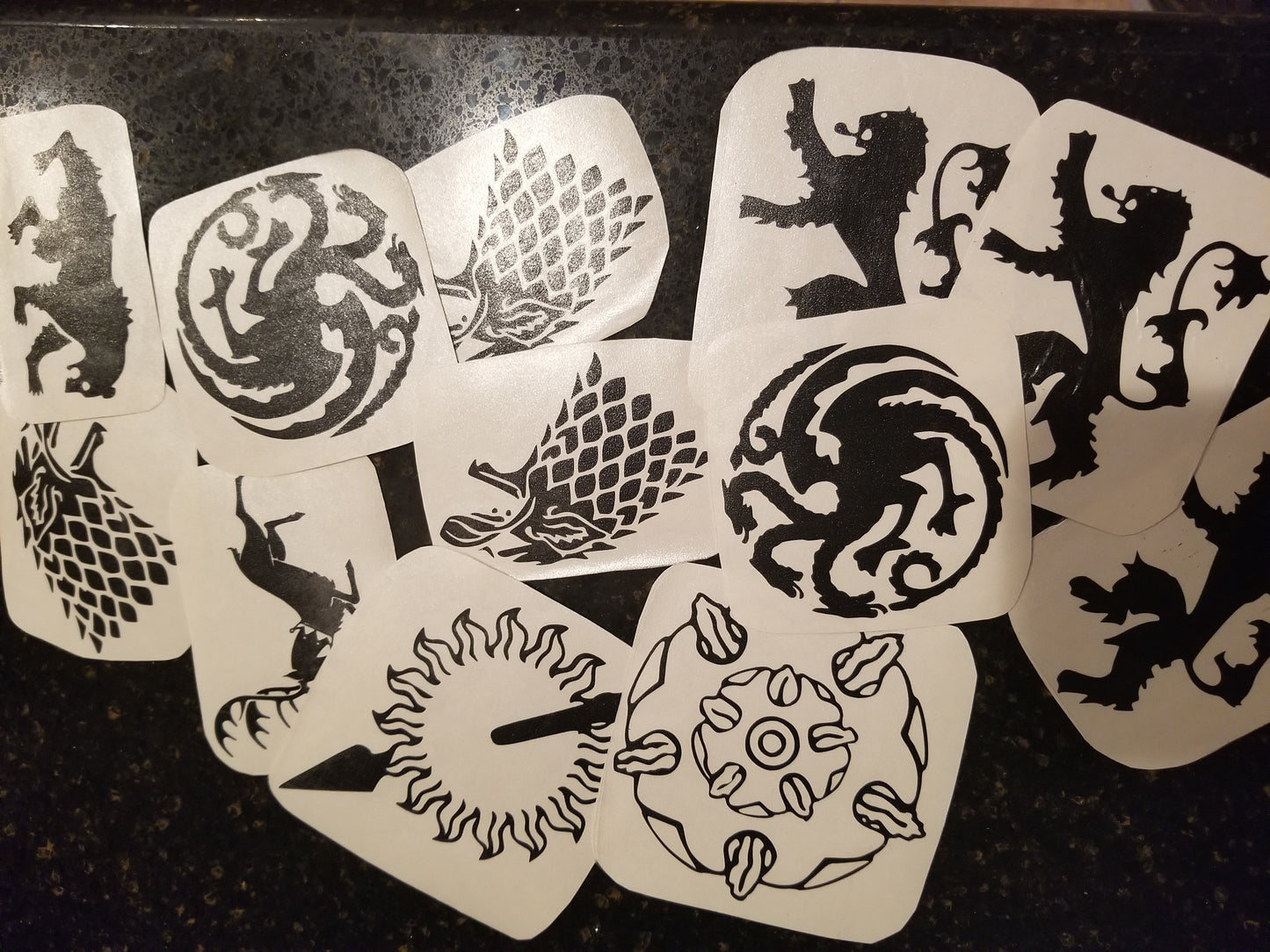 Game Of Thrones Houses Vinyl Decal