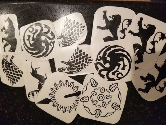 Game Of Thrones Houses Vinyl Decal