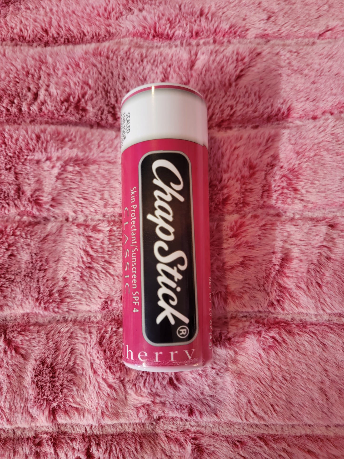 Cherry Chap Stick 20oz skinny tumbler.