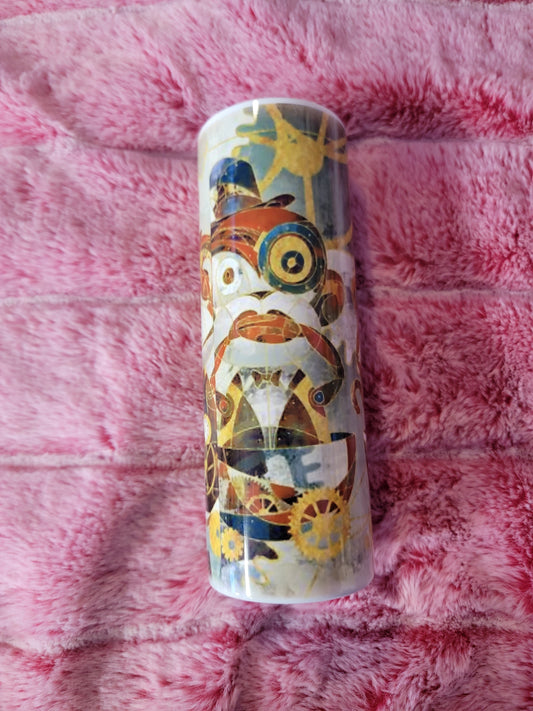 Steampunk Monkeys See, Hear Speak No Evil 20oz skinny tumbler.
