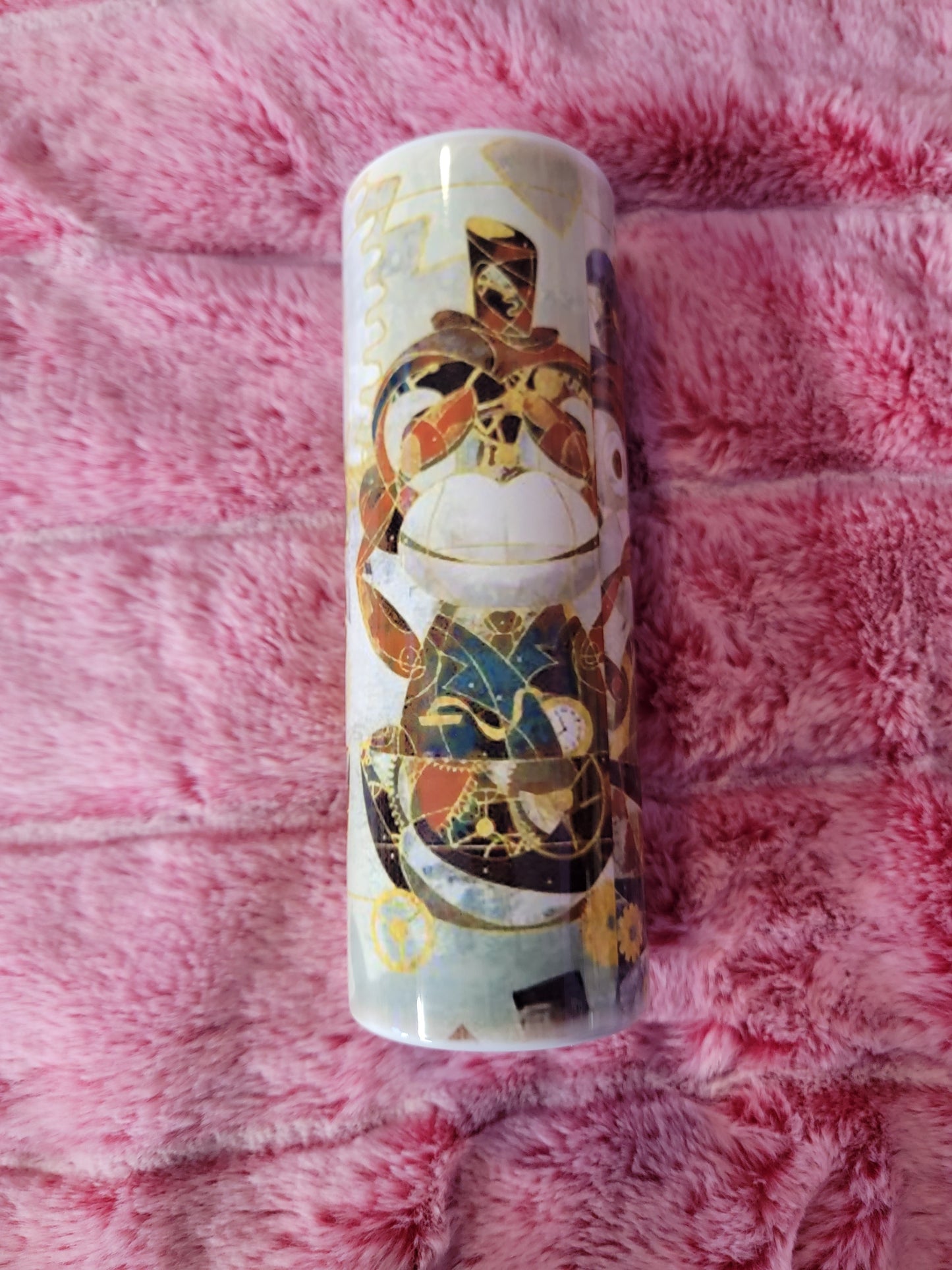 Steampunk Monkeys See, Hear Speak No Evil 20oz skinny tumbler.