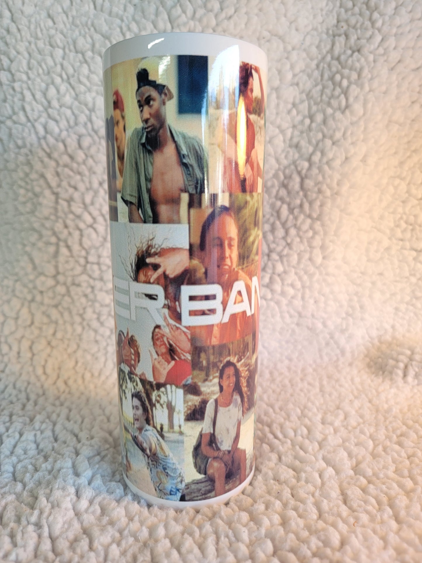 Outer Banks Picture Collage 20oz skinny tumbler.