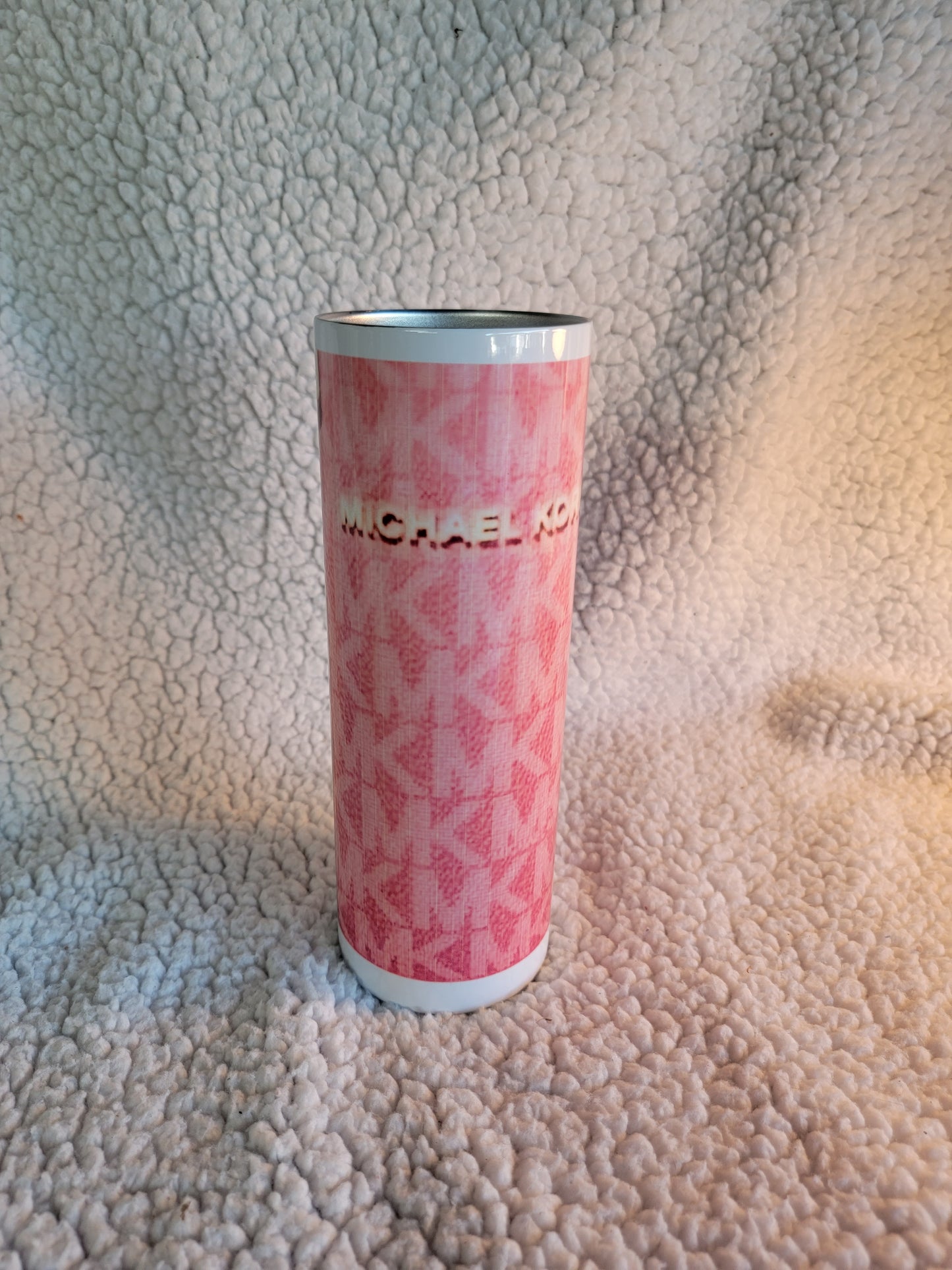 Michael Kors MK Purse 20oz skinny tumbler