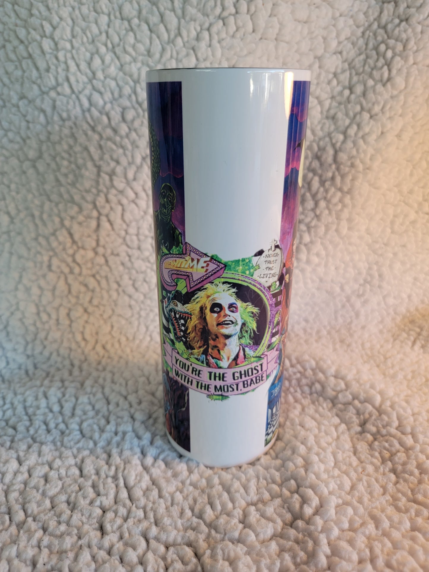 Beetlejuice 20oz skinny tumbler