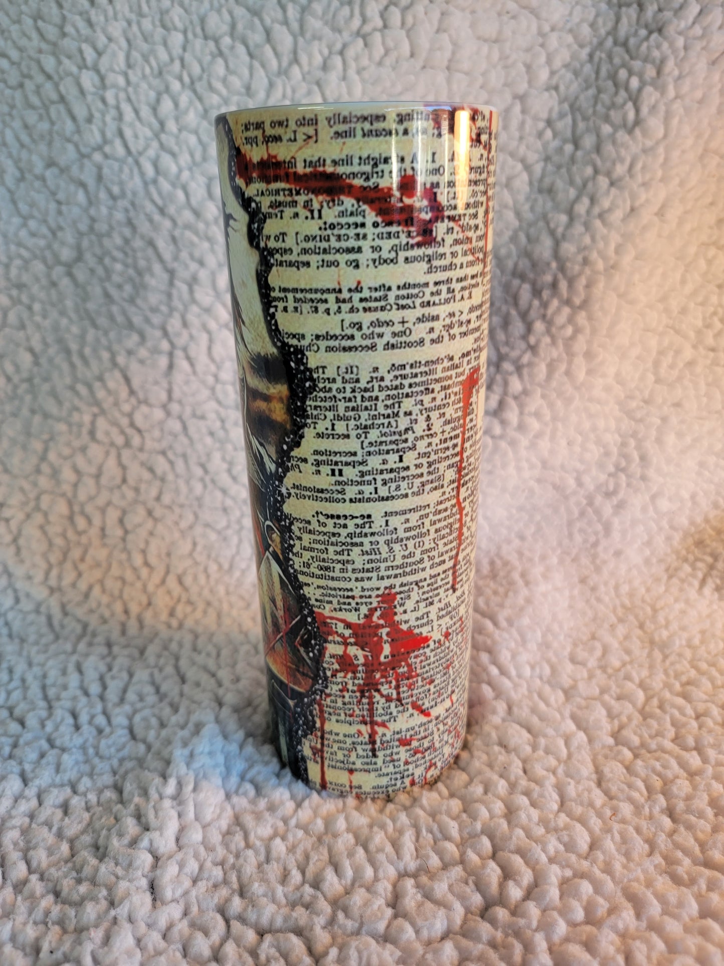 Michael Myers News 20oz skinny tumbler