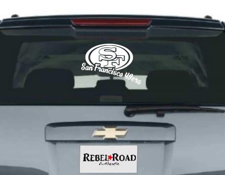 San Francisco 49ers signature vinyl decal
