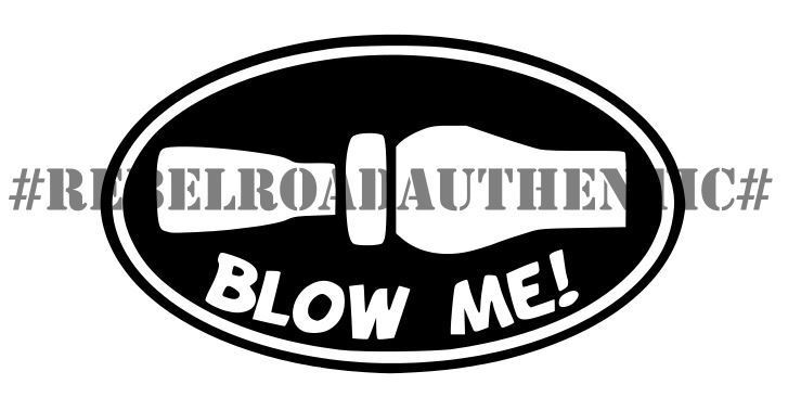 Blow Me Duck Hunting Vinyl Decal