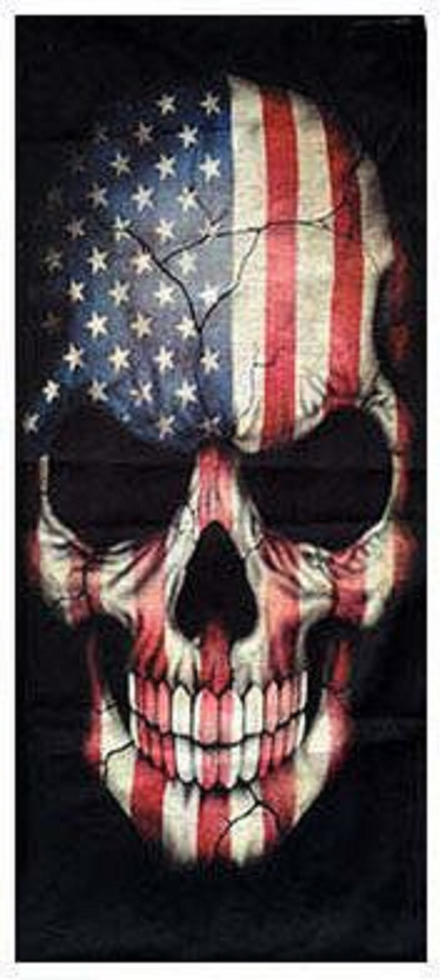 American Skull Neck Gaiter | UV Protection Face Shield for Outdoor Adventures