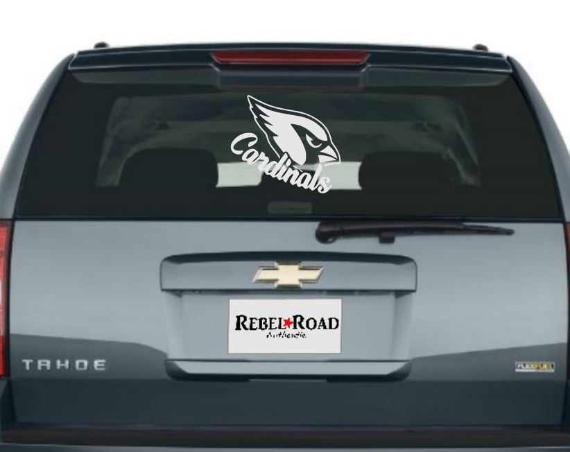 Arizona Cardinals signature vinyl decal