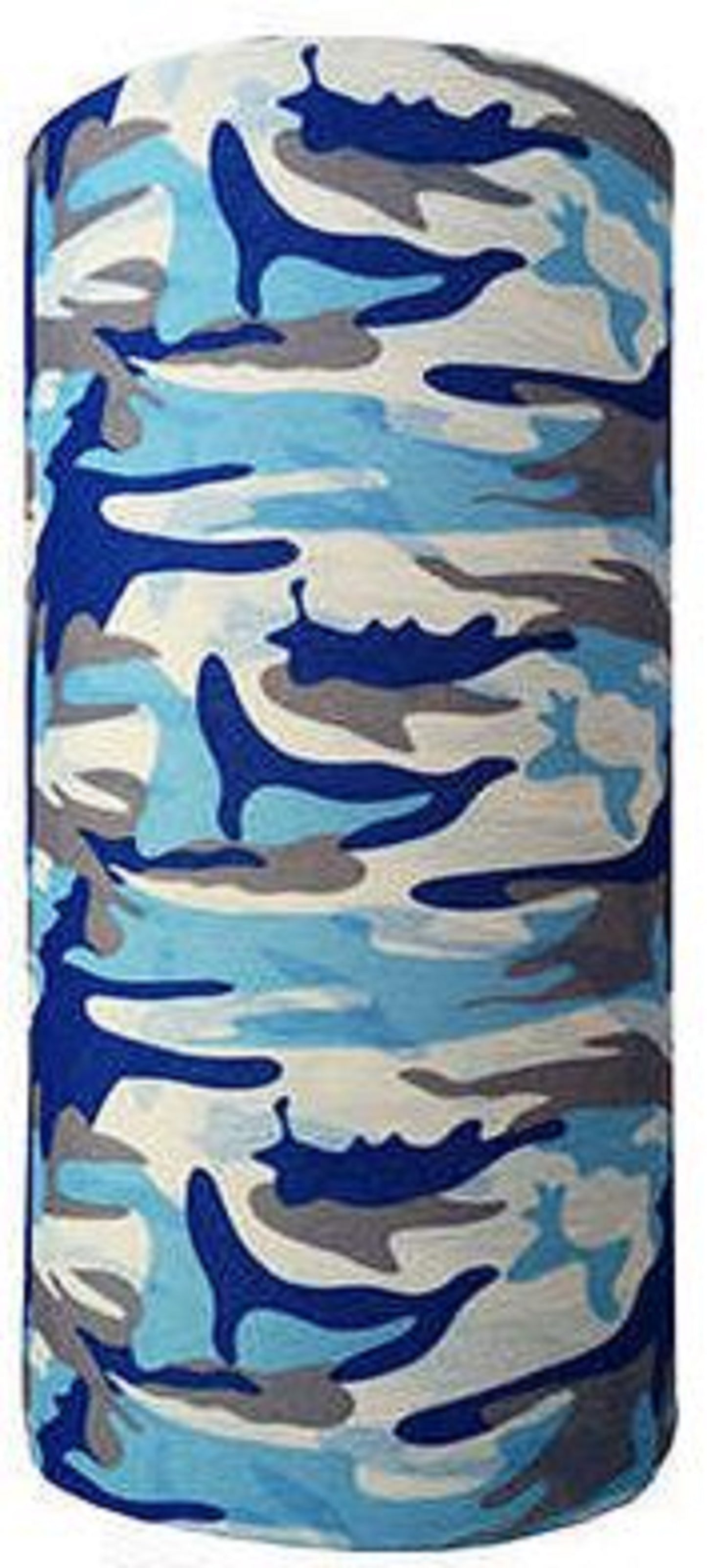 Blue Snow Camo Neck Gaiter | UV Protection Face Shield for Outdoor Adventure