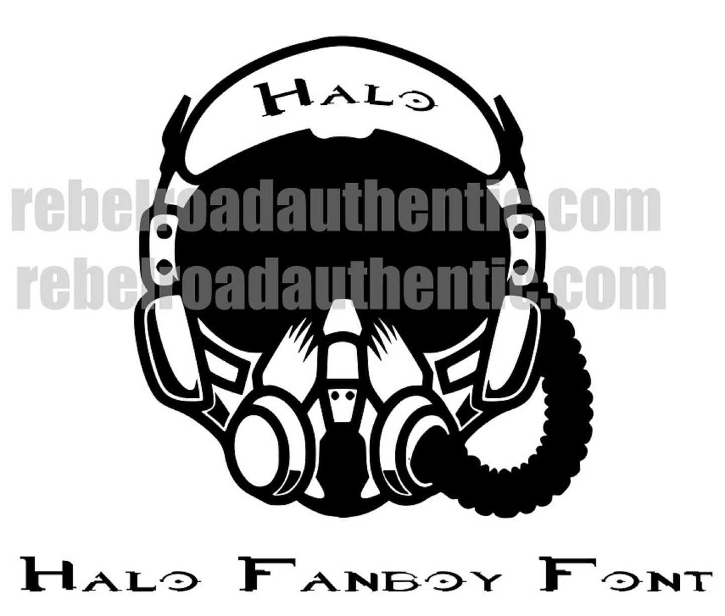 8" Custom Call sign Aviator Helmet vinyl decal