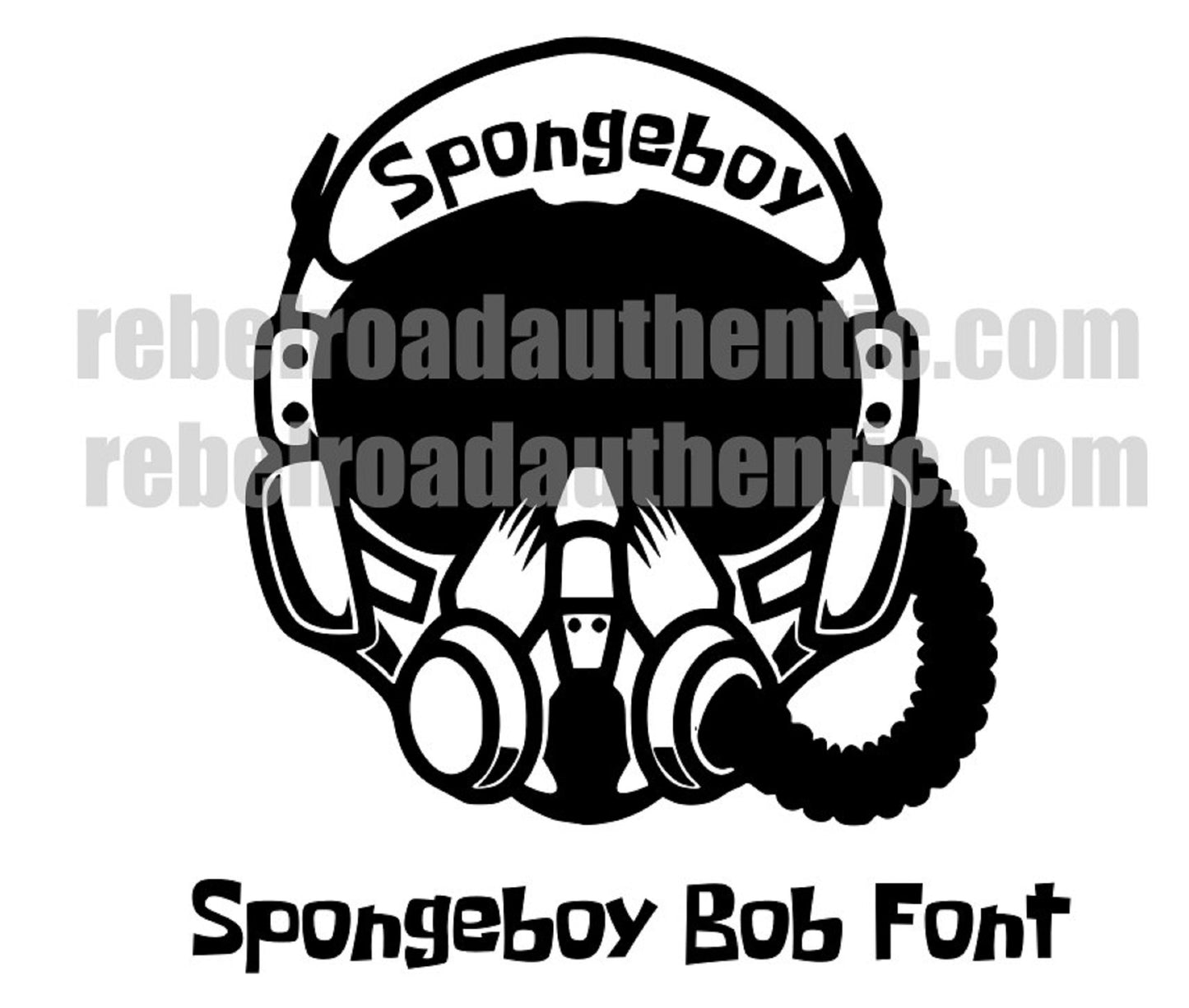 8" Custom Call sign Aviator Helmet vinyl decal