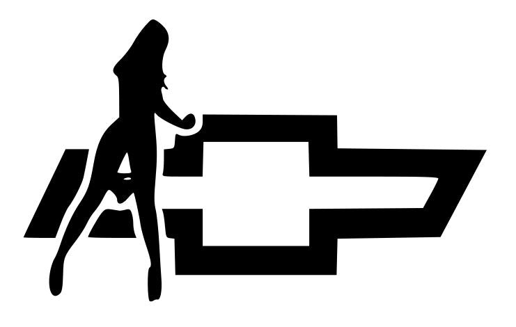 Chevy Girl V1 Vinyl Decal