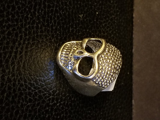 Crested Skull Biker/Punk Ring Size 10