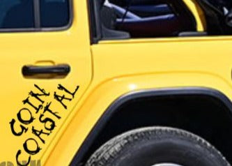 Goin Coastal Coast Life Vinyl Decal