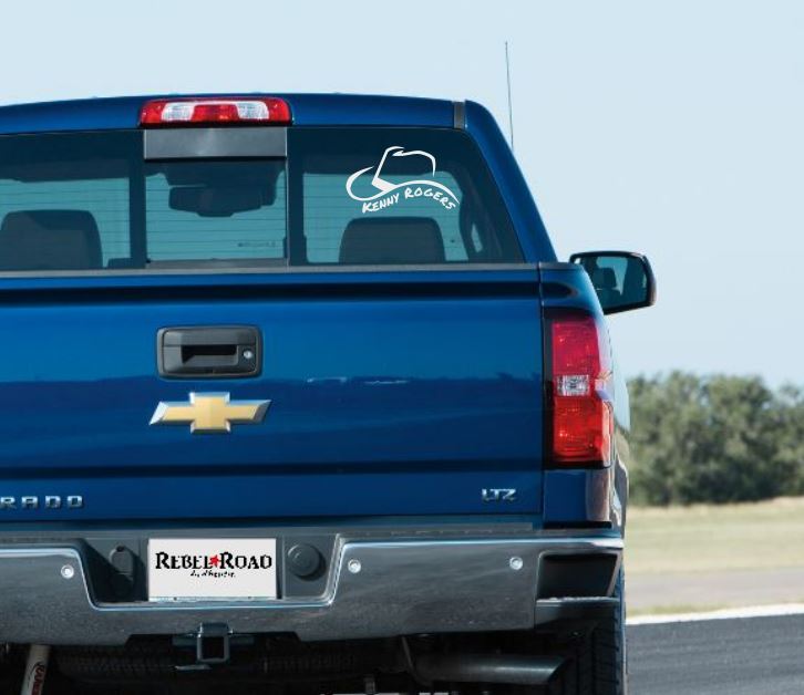 Kenny Rogers Hat Decal